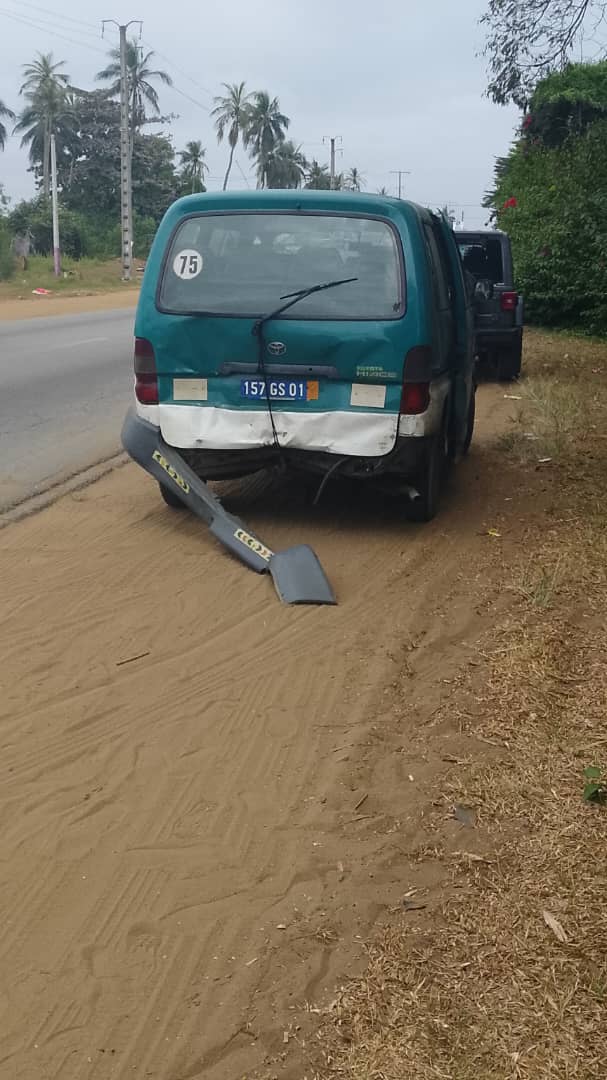 Accident sur l’ancienne voie de Grand-Bassam : l’ONG DIDH mobilisée sur les lieux